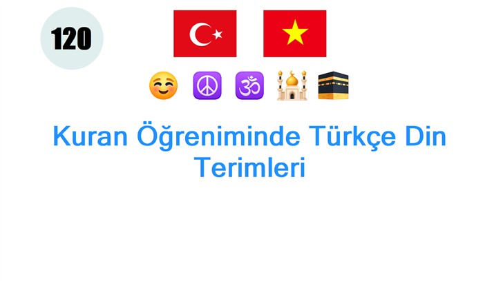 Kuran Öğreniminde Türkçe Din Terimleri